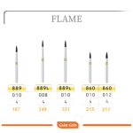 فرز الماسی شعله شمعی تیزکاوان TEESKAVAN DIAMOND BUR FLAME - تصویر 3
