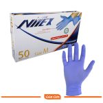 دستکش نیتریل نیتکس Nitex blue nitrile gloves 100 pieces
