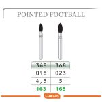 فرز الماسی نوک تیز فوتبالی تیزکاوان TEESKAVAN DIAMOND BUR POINTED FOOTBALL