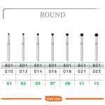 فرز الماسی گرد تیزکاوان TEESKAVAN DIAMOND BUR ROUND END