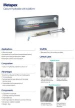 خمیر کلسیم هیدروکساید متاپکس calcium hydroxide dental material Metapex - تصویر 4