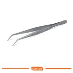 پنس استیل سر کج (Curved Tweezers) - ۱۶ سانتی‌متر - تصویر 2