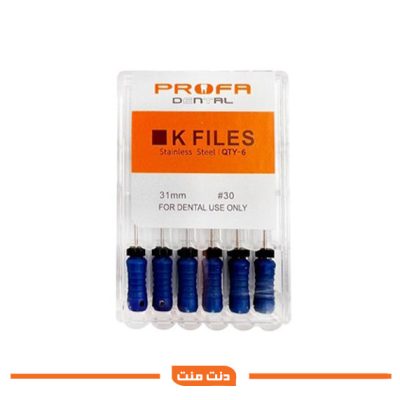 کا فایل پروفا PROFA K-File برای آماده‌سازی و پاکسازی کانال ریشه دندان