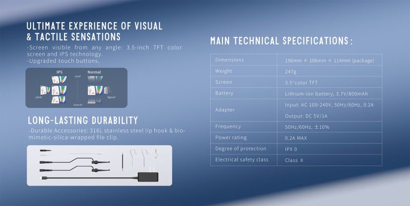 دستگاه اپکس لوکیتور Eighteeth FindPex با نمایشگر رنگی