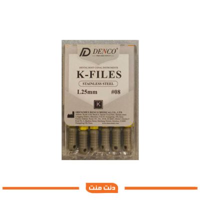 کا فایل دستی Denco K-File طول ۲۵ میلی‌متر