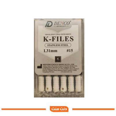 کا فایل دستی Denco K-File طول ۳۱ میلی‌متر #15