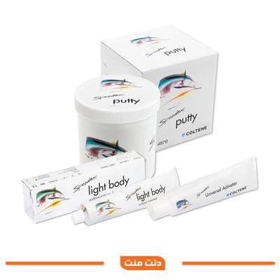 ست قالب‌گیری Speedex Coltene شامل پوتی، لایت بادی و اکتیواتور یونیورسال